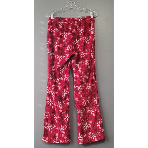 George‎ Women's Red/White Super Soft Pajama Snowflakes Pants Size Medium - Picture 6 of 8
